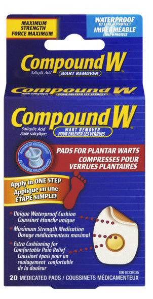 COMPOUND W PLANTAR PADS 20'S - Queensborough Community Pharmacy