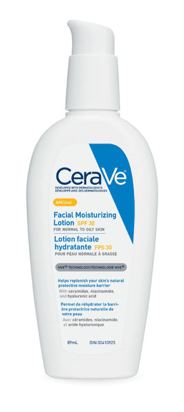 CERAVE AM FACIAL MOISTURIZING LOTION SPF30 89ML - Queensborough Community Pharmacy