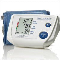 LIFESOURCE AUTO MED DLX PLUS BP MONITOR #767AC 1'S - Queensborough Community Pharmacy