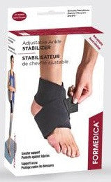 ANKLE BRACE L/XL BLACK (FOR) 1'S - Queensborough Community Pharmacy