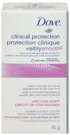 DOVE CLINICAL PROTECT VS WILD ROSE 45G - Queensborough Community Pharmacy