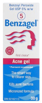 BENZAGEL 5% ACNE GEL 30G - Queensborough Community Pharmacy