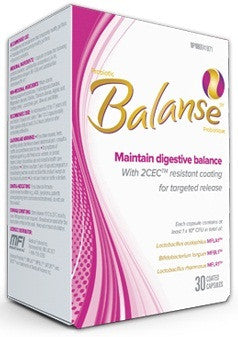 BALANSE PROBIOTIC CAPS 30'S - Queensborough Community Pharmacy