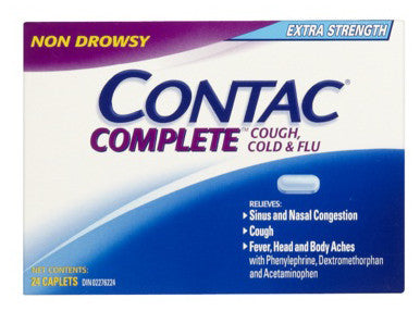 CONTAC COMPLETE NON-DROWSY 24'S - Queensborough Community Pharmacy
