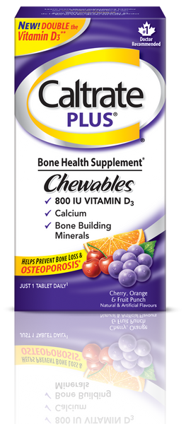 CALTRATE PLUS CHEW W/VIT D 50'S - Queensborough Community Pharmacy
