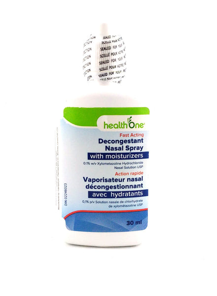 H ONE NASAL SPRAY DECONGESTANT WITHMOISTURIZERS 30ML - Queensborough Community Pharmacy