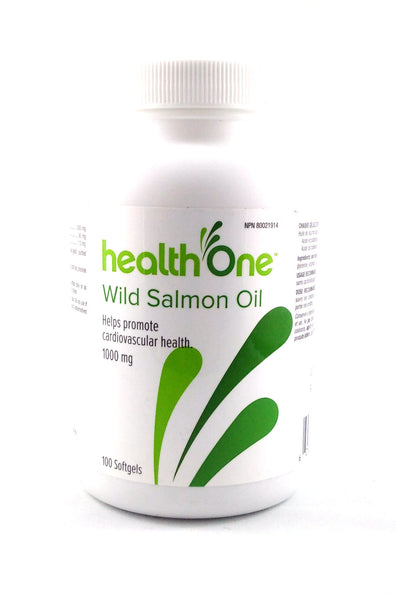 H ONE WILD SALMON OIL 1000MG GEL 100'S - Queensborough Community Pharmacy