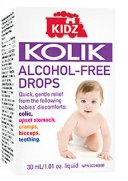 KIDZ KOLIK DROPS ALCOHOL FREE 30ML - Queensborough Community Pharmacy