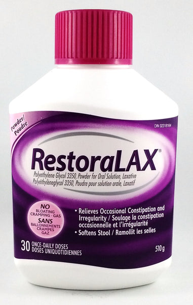 RESTORALAX 30 DOSE 510G - Queensborough Community Pharmacy