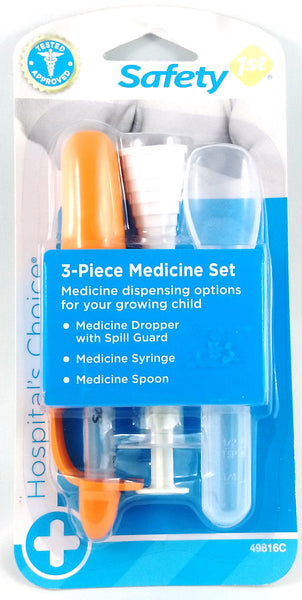 HOSPITAL SAFE CHOICE 3-PIECE MEDICINE SET - Queensborough Community Pharmacy