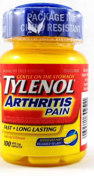 TYLENOL ARTHRITIS PAIN CAPLETS 100'S - Queensborough Community Pharmacy