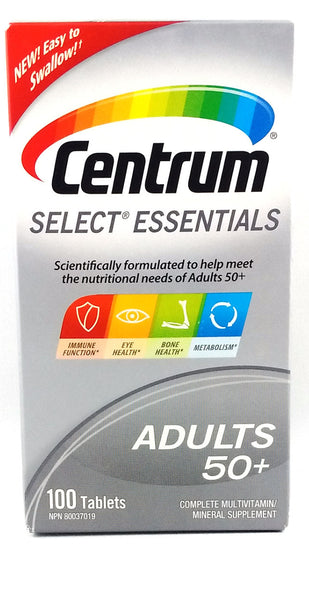 CENTRUM SELECT ESSENTIALS ADULTS 50+ - Queensborough Community Pharmacy - 1