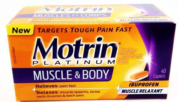 MOTRIN PLATINUM MUSCLE & BODY 40'S - Queensborough Community Pharmacy - 1