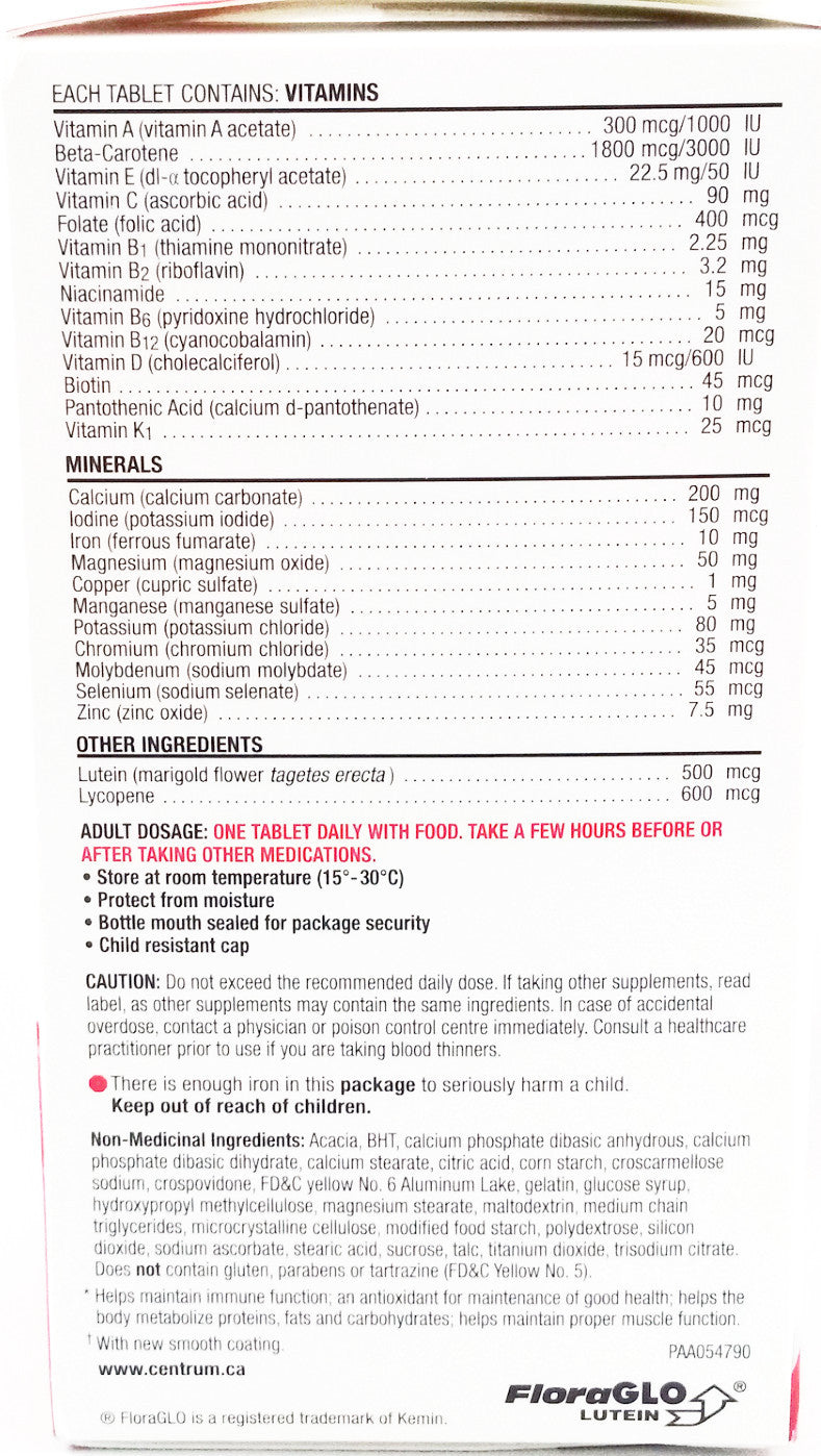 CENTRUM FORTE ESSENTIALS 100S - Queensborough Community Pharmacy - 2