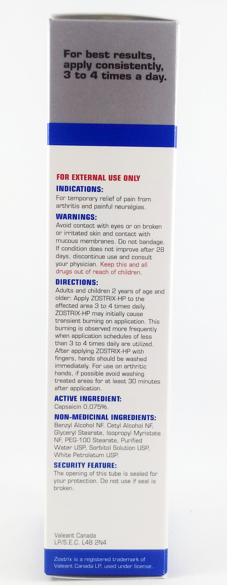 ZOSTRIX HP 60G - Queensborough Community Pharmacy - 2