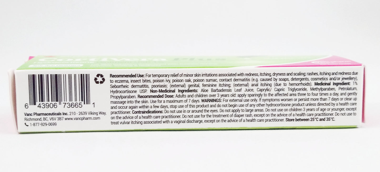 CORTIVERA PLUS 1% HYDROCORTISONE OINTMENT 15G - Queensborough Community Pharmacy - 2