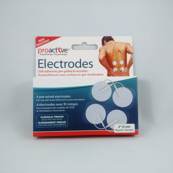 AMG PROACTIVE ELECTRODES ROUND 2' SELF ADHESIVE 4'S - Queensborough Community Pharmacy
