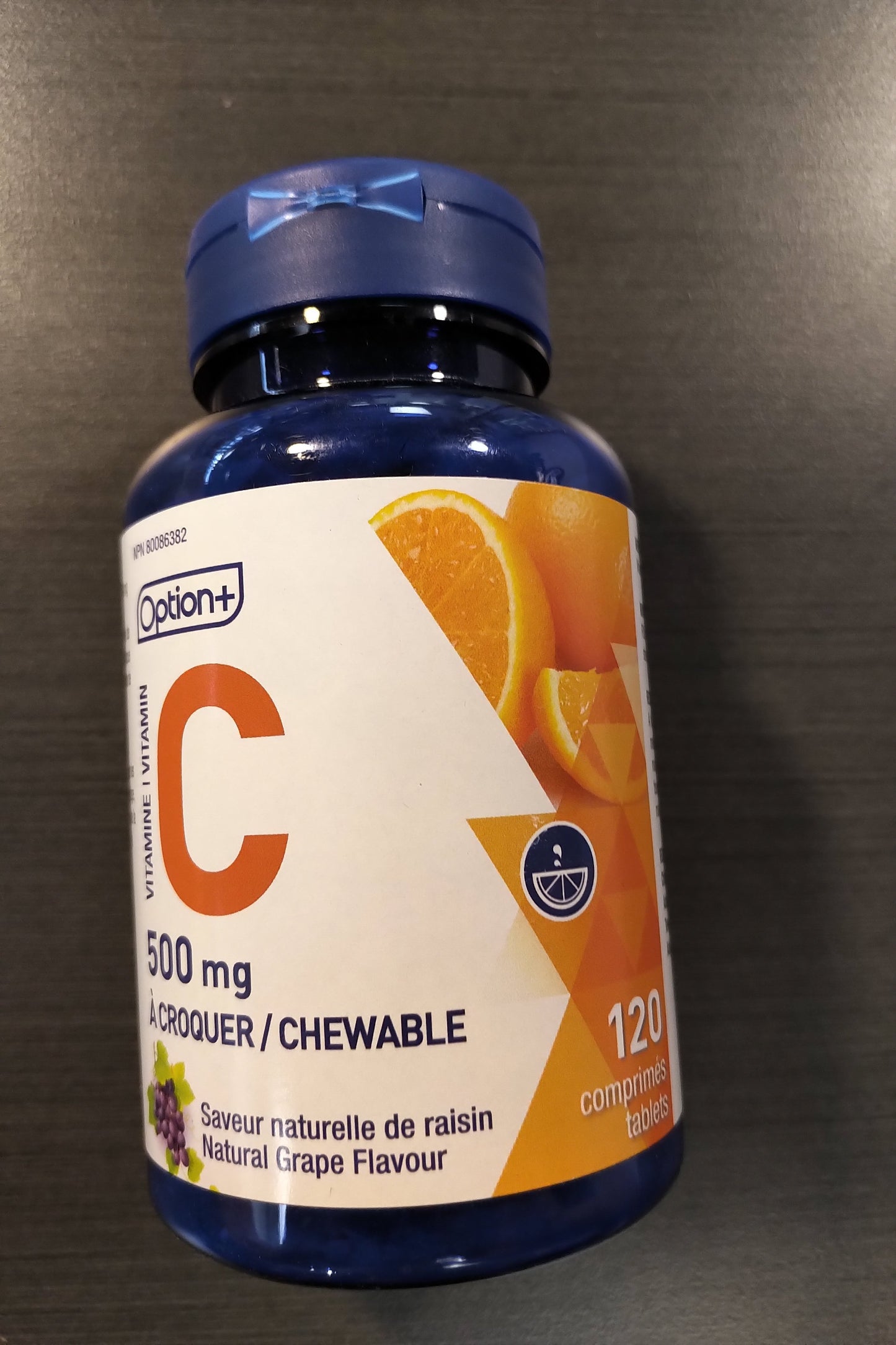 OPTION+ VITAMIN C 500MG CHEWABLE 120 (GRAPE FLAVOUR)