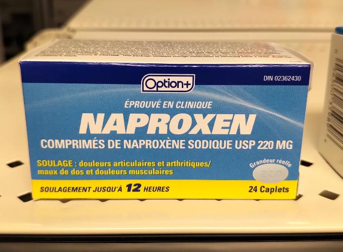 OPTION+ NAPROX 220MG CAPLETS 24 (ALEVE GENERIC)