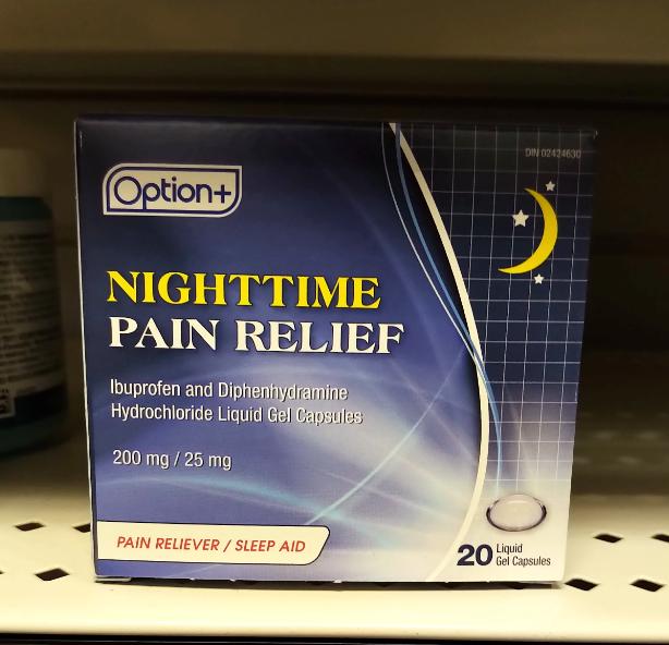 OPTION+ IBUPROFEN LIQUID GEL NIGHT 200MG
