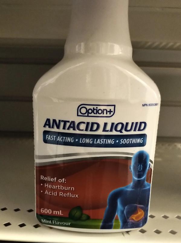 OPTION+ ANTACID 600ML (Gaviscon Generic)