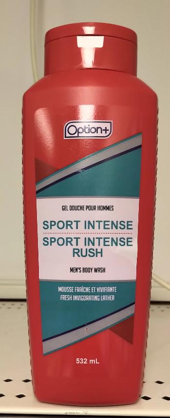 OPTION+ SPORTS INTENSE MENS BODY WASH