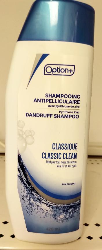 OPTION+ SHP DANDRUFF CLASSIC CLEAN 420ML