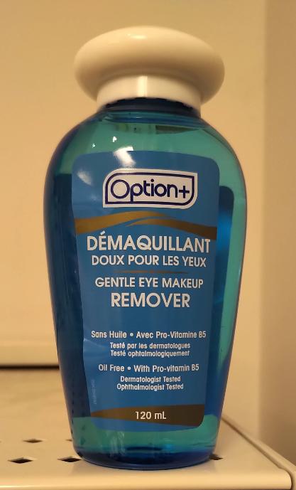 OPTION+ MAKE UP REMOVER EYE GENTLE 120ML