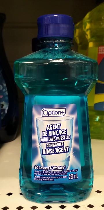 OPTION+ RINSE AID DISHWASHER 250ML