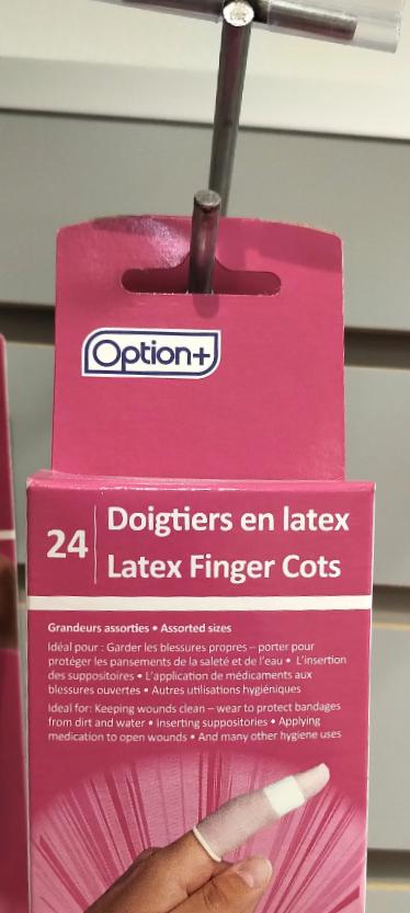 OPTION+ FINGER COTS
