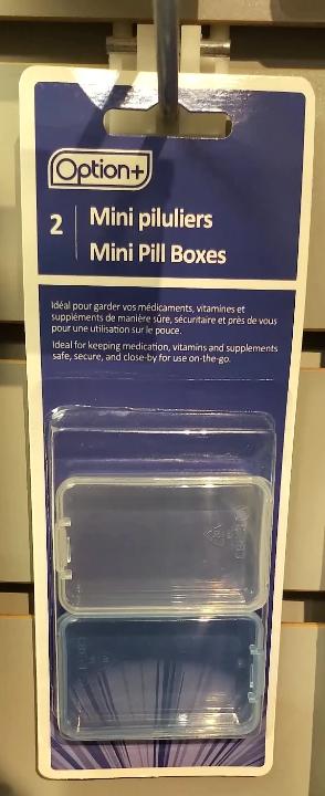 OPTION+ MINI PILL BOXES RECTANGULAR 2