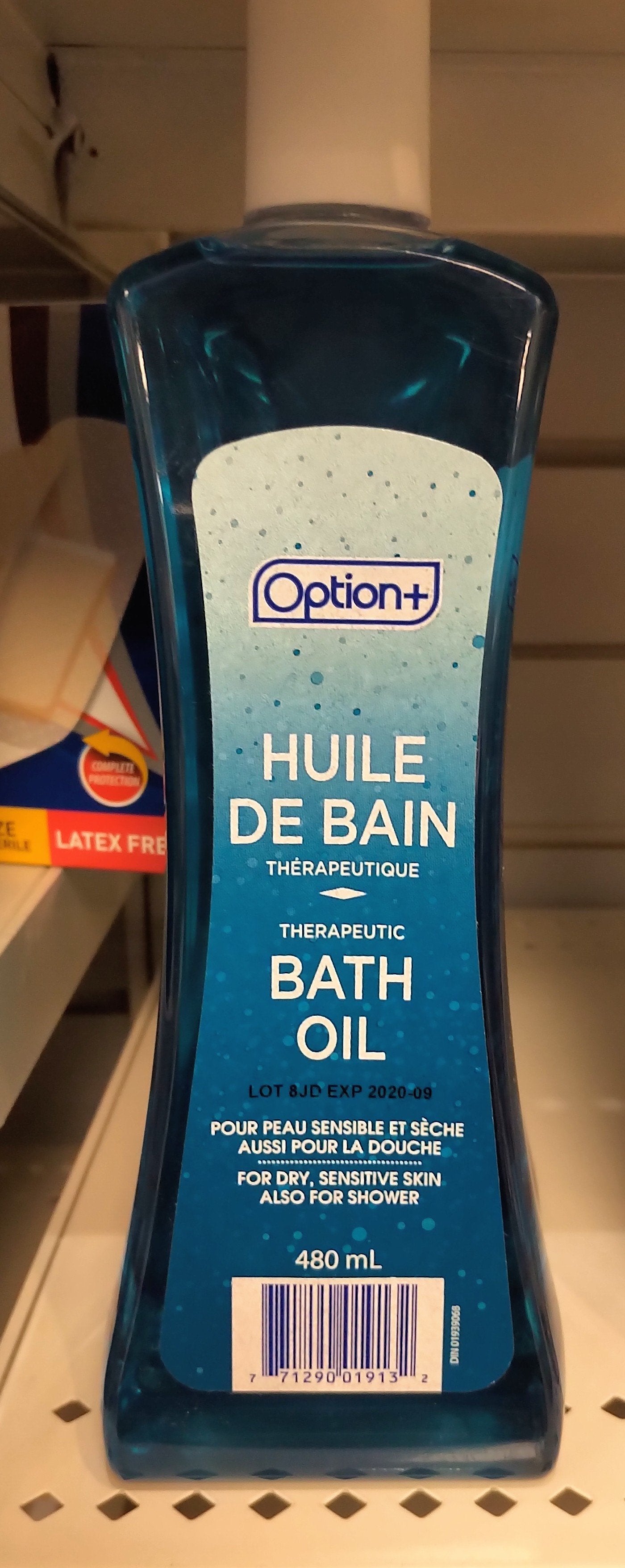 OPTION+ MOISTURIZING BATH OIL 480ML