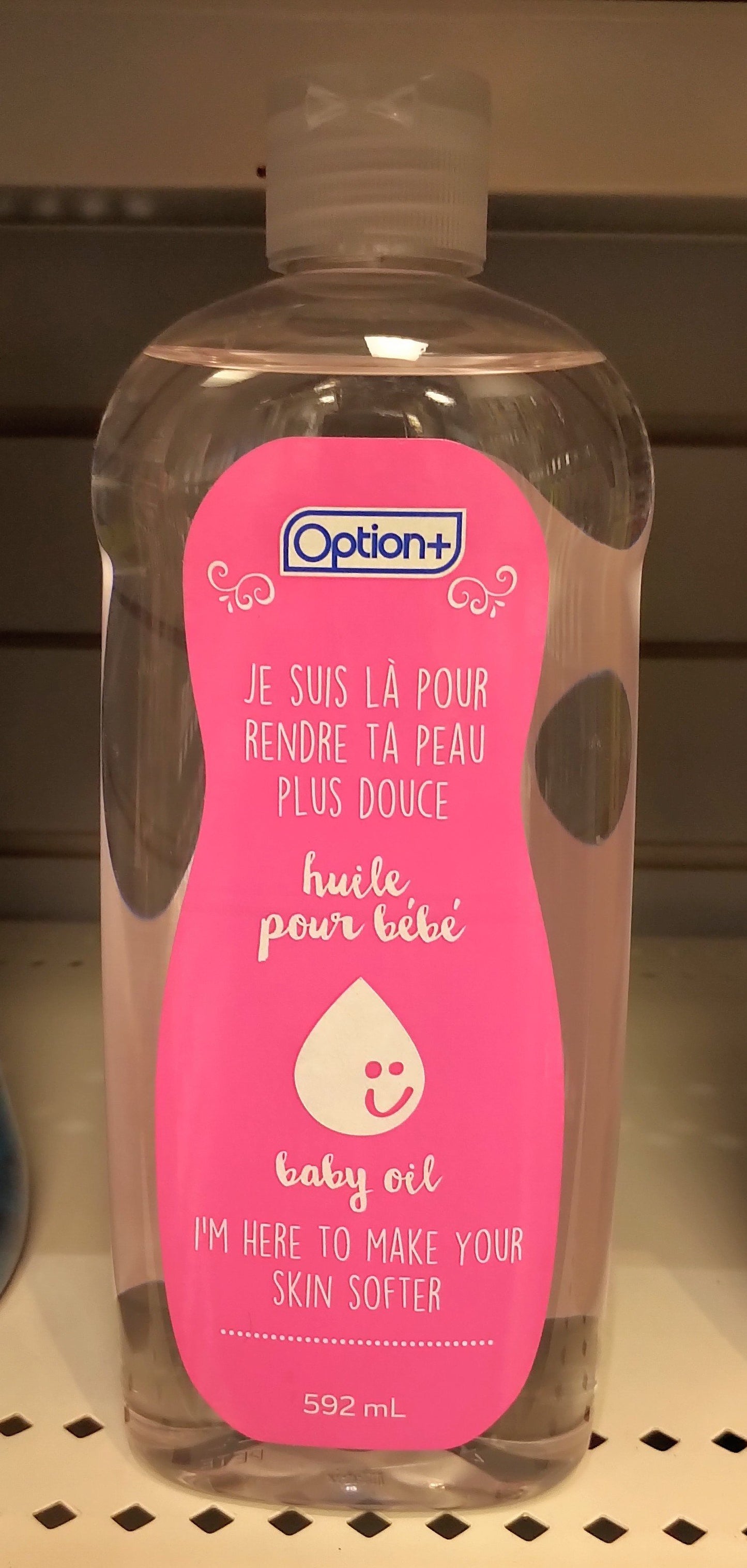 OPTION+ BABY OIL 592ML