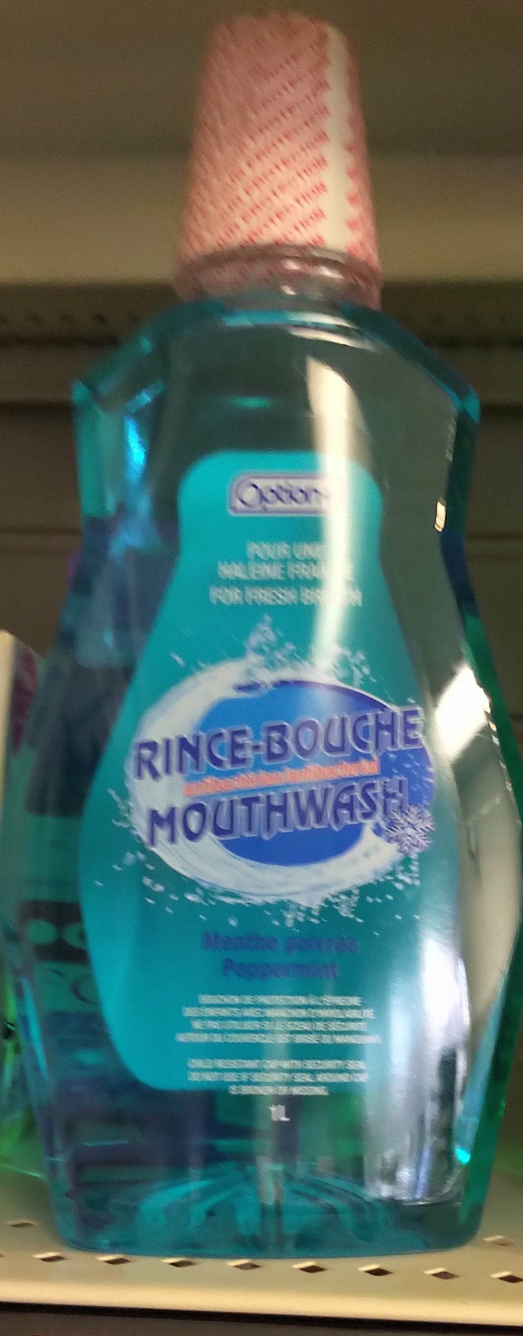 OPTION+ MOUTHWASH ANTIBACTERIAL PEPPERMINT 1L