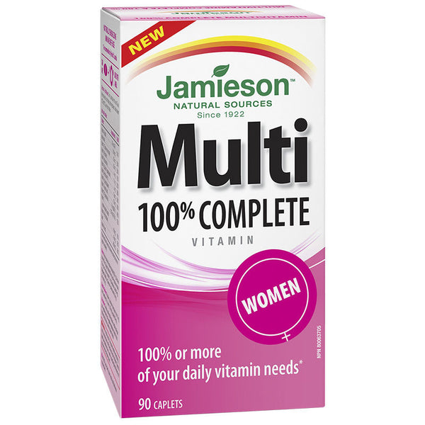 JAMIESON 100% COMP MULTI WOMEN TABLETS 90'S - Queensborough Community Pharmacy