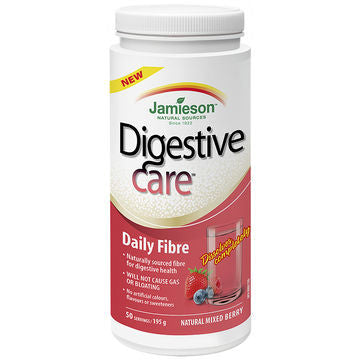 JAMIESON DIGESTIVE CARE DAILY FIBRE MIXED BERRY 195G - Queensborough Community Pharmacy