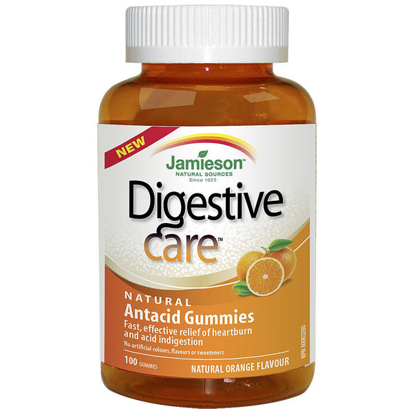 JAMIESON DIGESTIVE CARE ANTACID GUMMIES 100S - Queensborough Community Pharmacy