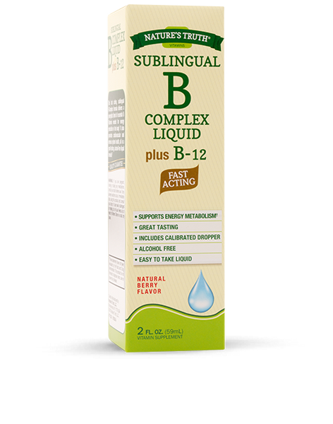 NATURE'S TRUTH B COMPLEXE+B12 LIQ 2OZ