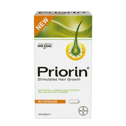 PRIORIN HAIR GROWTH CAPSULES 60'S - Queensborough Community Pharmacy