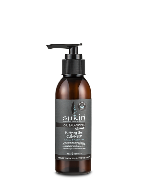 SUKIN OIL BALANCING PURIFYING GEL CLEANSER 125ML - Queensborough Community Pharmacy