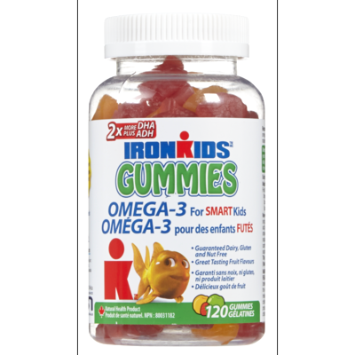 IRONKIDS OMEGA-3 FAMILY SIZE 120'S - Queensborough Community Pharmacy