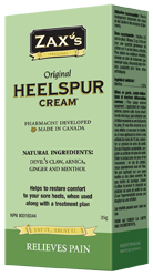Zax’s Original Heelspur Cream28g - Queensborough Community Pharmacy