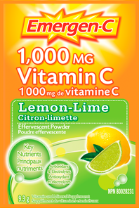 EMERGEN-C LEMON-LIME 30'S - Queensborough Community Pharmacy
