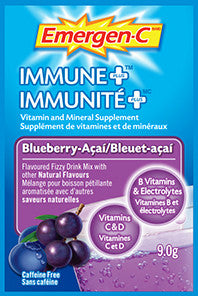 EMERGEN-C IMMUNE+ BLUEBERRY ACAI 24'S - Queensborough Community Pharmacy