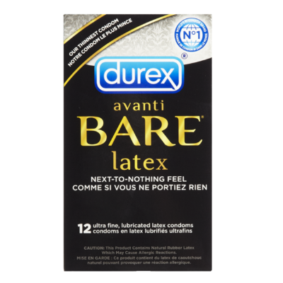 DUREX AVANTI BARE SENSATIONS 12'S - Queensborough Community Pharmacy