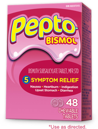 PEPTO BISMOL CHEWABLE TABS 24'S - Queensborough Community Pharmacy