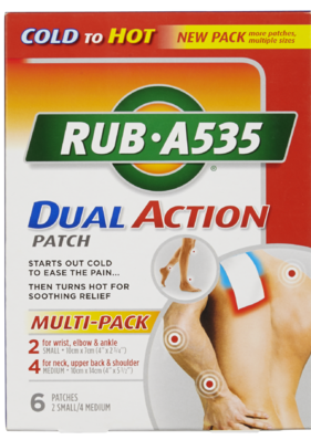 ANTIPHLOG RUB A535 PATCH MULT-PK DUAL ACTION 6'S - Queensborough Community Pharmacy