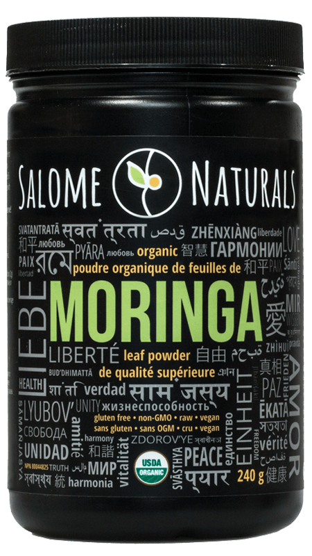 SALOME NATURALS MORINGA LEAF POWDER 240G - Queensborough Community Pharmacy