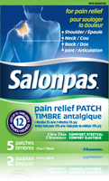 SALONPAS 12HR PAIN RELIEF PATCH 1'S - Queensborough Community Pharmacy