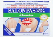 SALONPAS GEL PATCH - COOLING 5'S - Queensborough Community Pharmacy